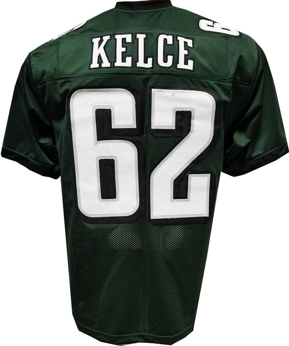 PRE-ORDER Jason Kelce Signed Green Custom Football Jersey