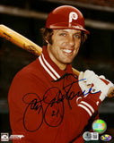 Jay Johnstone Signed 8x10 Philadelphia Phillies Photo BAS