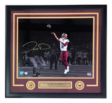 Jayden Daniels Signed Framed 16x20 Washington Commanders Photo Fanatics