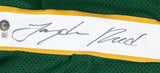 Jayden Reed Signed Custom Green College Style Football Jersey BAS