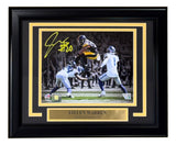 Jaylen Warren Signed Framed 8x10 Pittsburgh Steelers Hurdle Photo Fanatics