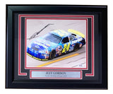 Jeff Gordon Signed Framed 8x10 NASCAR Photo PSA/DNA