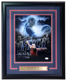 Jennie Finch Signed Framed 11x14 USA Softball Collage Photo JSA Hologram