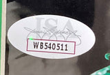 This Sports Integrity item is a Jeremiah Trotter Jr signed framed 8x10 Super Bowl 59 Eagles Spotlight photo with JSA authentication code WB540511, featuring a white oval JSA sticker and a bold code in a red-outlined box.