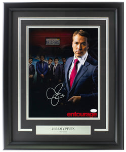 Jeremy Piven Signed Framed Entourage 11x14 Collage Photo JSA ITP