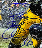 Jerome Bettis Signed 11x14 Pittsburgh Steelers vs Chicago Photo JSA