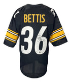 Jerome Bettis Signed Custom Black Pro-Style Football Jersey BAS Sports Integrity