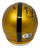 Jerome Bettis Signed Pittsburgh Steelers Flash Mini Speed Helmet BAS - Sports Integrity