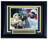 Jerome Bettis Signed Framed 8x10 Pittsburgh Steelers Photo PSA/DNA Hologram