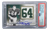 Jerry Kramer Signed GB Packers 2008 SP Authentic #NP-KR Trading Card PSA/DNA Sports Integrity