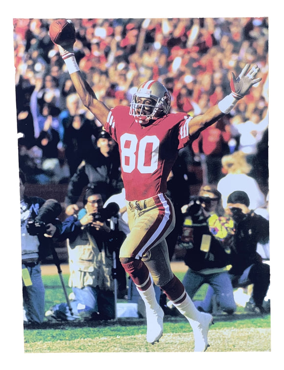 Jerry Rice Stretched 30x42 San Francisco 49ers Canvas