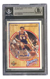 Jerry West Signed 1991-92 UD Jerry West Heroes #5 Lakers Trading Card BAS