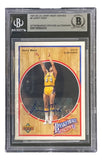 Jerry West Signed 1991-92 UD Jerry West Heroes #6 Lakers Trading Card BAS