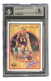 Jerry West Signed 1991-92 UD Jerry West Heroes #7 Lakers Trading Card BAS