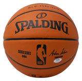 Jerry West Signed Lakers Spalding Replica Basketball HOF In Black PSA/DNA