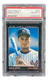 Derek Jeter Slabbed New York Yankees 1993 Pinnacle #457 Rookie Card PSA/DNA NM-MT 8