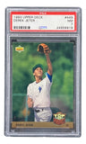 Derek Jeter Slabbed New York Yankees 1993 Upper Deck #449 Rookie Card PSA/DNA NM 7