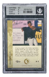 Derek Jeter Slabbed New York Yankees 1994 Images #S13 Rookie Card BAS NM-MT 8.5