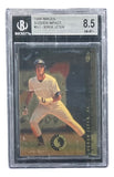 Derek Jeter Slabbed New York Yankees 1994 Images #S13 Rookie Card BAS NM-MT 8.5
