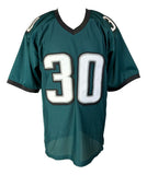 Jihaad Campbell Philadelphia Signed Green Football Jersey BAS