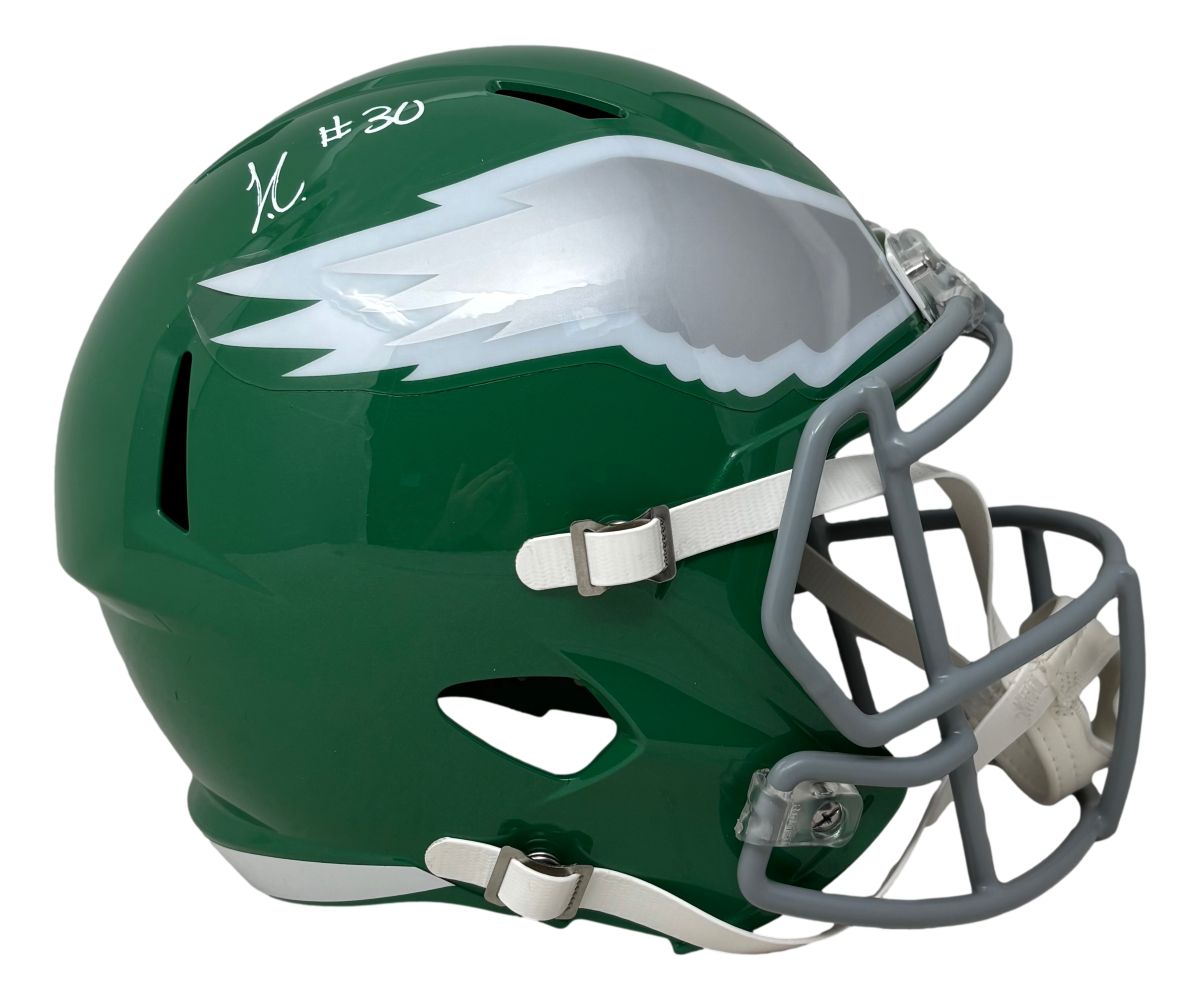 center point eagles high school football helmet Jihaad Campbell Signed Full Size Kelly Green Replica Speed BAS Colour:Bright Blue ona-family SHIMANO THUNNUS CI4 SPINNING