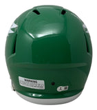 Jihaad Campbell Signed Eagles Full Size Kelly Green Replica Speed Helmet BAS