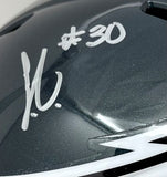 Jihaad Campbell Signed Philadelphia Eagles Full Size Replica Speed Helmet BAS