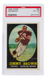 Jim Brown 1958 Topps Rookie Card Cleveland Browns #62 PSA 4 Sports Integrity