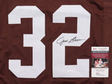 Jim Brown Cleveland Signed Brown Football Jersey JSA
