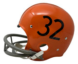 Jim Brown Signed Cleveland Browns FS RK Suspension Authentic Helmet HOF 71 BAS