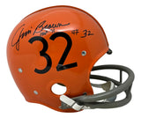 Jim Brown Signed Cleveland Browns FS RK Suspension Authentic Helmet HOF 71 BAS