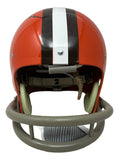 Jim Brown Signed Cleveland Browns FS TK Suspension Replica Helmet HOF 71 BAS