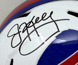 Jim Kelly Signed Buffalo Bills Full Size Replica Helmet JSA QR