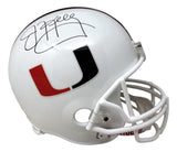 Jim Kelly Signed Miami Hurricanes Full Size Replica Helmet JSA Hologram