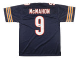 Jim McMahon Chicago Signed Navy Football Jersey JSA QR