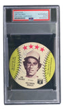 A PSA-graded Jim Palmer Signed 1976 MSA Baltimore Orioles Disc Card by Sports Integrity features his portrait, team logo, name and position, and is securely encased (PSA/DNA 85085652).