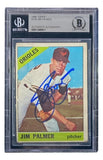 Jim Palmer Baltimore Orioles Signed Slabbed 1966 Topps #126 Rookie Card BAS
