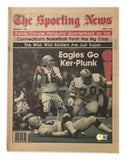Jim Plunkett Oakland Raiders Signed 1981 Sporting News Newspaper BAS