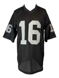 Jim Plunkett Oakland Signed Gray Football Jersey SB XV MVP Inscribed BAS