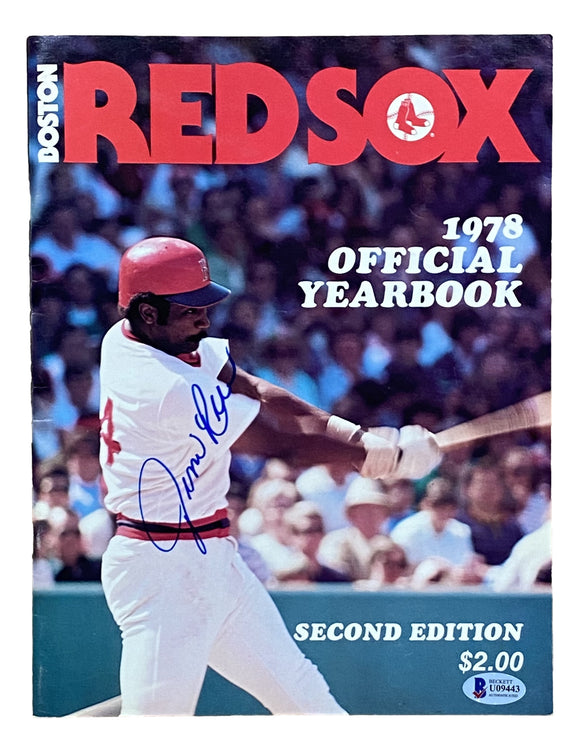 Jim Rice Signed Boston Red Sox 1978 Official Yearbook BAS Sports Integrity