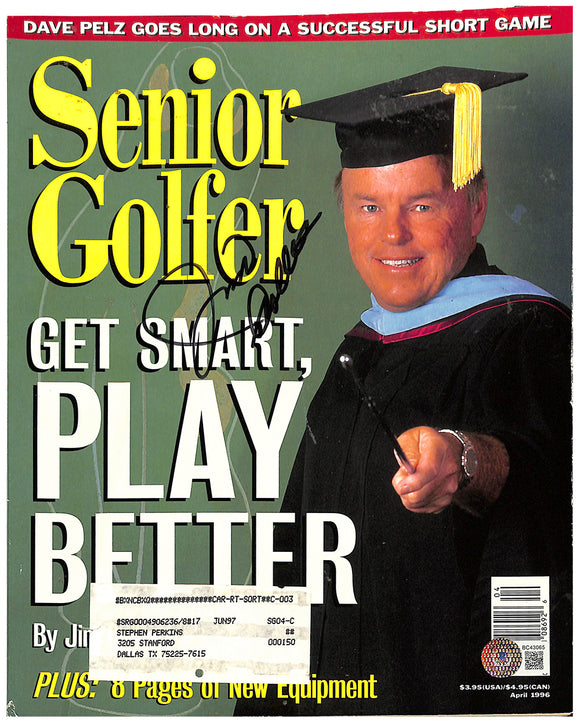 Jim Colbert Signed Senior Golfer Magazine Cover BAS