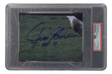 Jim Brown Signed Slabbed Cleveland Browns HOF 71 Cut Signature PSA/DNA 85082035 - Sports Integrity
