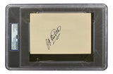 Jimmy Doolittle WWII Medal Of Honor Signed 4x6 Index Card PSA/DNA