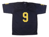 JJ McCarthy Michigan Signed Navy Blue Football Jersey BAS