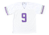 JJ McCarthy Minnesota Signed White Football Jersey BAS