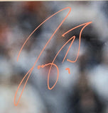 Joe Burrow Signed Framed 16x20 Cincinnati Bengals White Jersey Photo Fanatics