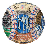 Joe DiMaggio Yankees Signed Fazzino Hand Painted Baseball BAS+PSA+Fanatics - Sports Integrity
