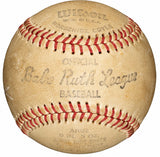 Joe DiMaggio New York Yankees Signed Vintage Babe Ruth League Baseball PSA/DNA