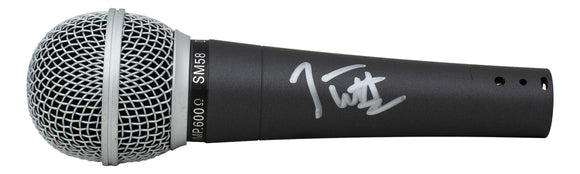 Joe Elliott Def Leppard Signed Full Size Microphone JSA ITP