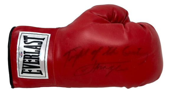 Joe Frazier Signed Everlast RH Boxing Glove Fight Of The Century PSA Hologram
